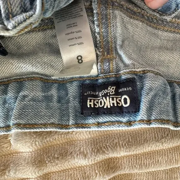Oshkosh Boys Distressed Frayed Denim Shorts size 8 - Picture 3 of 3